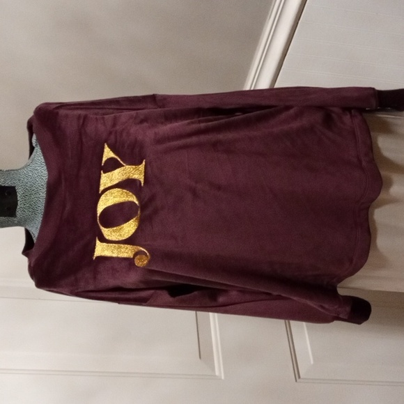 Joy S velour warm-up suit pants and top - Picture 2 of 8